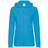 Fruit of the Loom Fitted Lightweight Hooded Sweatshirts Jacket - Azure Blue