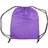Shugon Stafford Plain Drawstring Tote Bag - Purple