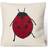 Ferm Living Forest Embroidered Cushion Ladybird