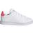 adidas Kid's Advantage Lifestyle Court Lace - Cloud White/Real Pink/Core Black