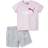 Puma Baby's Minicats Tee and Shorts Set - Chalk Pink (845839_16)