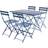Charles Bentley GLBIST04RECNG Patio Dining Set, 1 Table incl. 4 Chairs