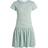 Mads Nørgaard Cotton Stripe Daisina Dress - Della Robbia Blue/Sunny Lime (201242)