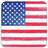 Pimpernel American Flag Coaster 6pcs