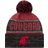 New Era Washington State Cougars Freeze Cuffed Knit Hat with Pom