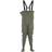 Administrator Chest Wader Mens Boots Plain Rubber Wellingtons (green)