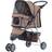 Pawhut Pet Travel Stroller Pushchair Trolley Puppy Jogger Three Wheels 45x97cm