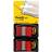 Post-it Index Tabs Red (100 Pack)