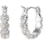 Philip Jones Daisy Hoop Earrings - Silver/Gold