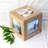 Treat Gifts Personalised Oak Friends Cube Keepsake Photo Frame 11x11.5cm