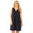 Plus Women's Exquisite Form Sleeveless Short Sleep Gown by Exquisite Form in Midnight (Size XL)