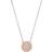 Michael Kors Brilliance Necklace - Silver/Rose Gold/Transparent