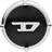Diesel DX1335040 Stud Earring - Silver/Black