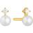 Sif Jakobs Adria Uno Piccolo Earrings - Gold/Pearls/Transparent