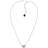 Karl Lagerfeld Ladies Choupette Necklace - Silver/Transparent