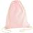 Westford Mill EarthAware Organic Gymsac (One Size) (Pastel Pink)