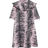 Ganni Tiger Stripe Mini Dress - Light Lilac