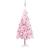 vidaXL Artificial with LEDs&Ball Set Pink 47.2" PVC (329177 330099) Christmas Tree