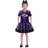 Jerry Leigh Girls Youth Baltimore Ravens Tutu Tailgate Game Day V-Neck Costume Purple