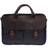 Barbour Wax Leather Briefcase Navy