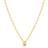 Ania Haie Chunky Chain Padlock Necklace - Gold/Transparent