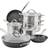 Rachael Ray Professional Hard Anodized Cookware Set with lid 11 Parts