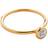 Monica Vinader Essential Ring - Gold/Diamond