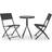 Be Basic 318765 Bistro Set, 1 Table incl. 2 Chairs