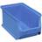 Allit 456208 Storage bin (W x H x D) 150 x 125 x 235 mm Blue 1 pc(s) Storage Box