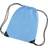 BagBase Premium Gymsac Water Resistant Bag (11 Litres) (One Size) (Sky Blue)