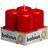 Bolsius Pillar Tray 4 Red 100/48mm [103613300941] Candle