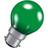 Crompton Colourglazed Round 15W Green BC-B22d