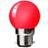 Bell 1W LED BC/B22 Golf Ball Red BL60003