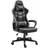 Vinsetto Faux Leather Gaming Chair - Black/Grey