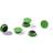 Durable Magnets 21 mm 210p Green Pack of 6