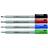 Ikon OHP Pen Non-Permanent Fine Point Assorted (Pack of 4) 7421WLT4