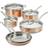 Hestan CopperBond Cookware Set with lid 10 Parts