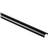 Hama Aluminium Cable Duct, semicircular, 110/3.3/1.8 cm, black