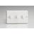 Varilight JQDM103W White 3 Gang V-Pro Smart Master Non-WiFi 0-100W LED Dimmer Switch