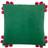 Hoola Cushion MultiColoured Complete Decoration Pillows Red, Green (45x45cm)