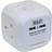 Sealey EL144USB Extension Cable Cube 1.4m 4 x 230V 2 x usb Sockets White