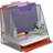 Mind Reader 5-Compartment Mesh Desk Storage Organizer Silver