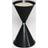 Var Conical pedestal ashtray, sheet steel, powder coated, charcoal, 2+ items