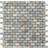 House of Mosaics Shoreditch Copper effect Natural stone tile L298mm W304mm