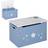 Homcom Kid's Storage Chest with Safety Hinge Handles Air Vents
