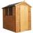 Mercia Garden Products 6 X 4 Ft Overlap Apex Shed (Building Area )