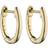 Elements Plain Huggie Earrings - Gold