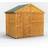 power Sheds 6x8 Windowless Apex Double Doors Garden Shed (Building Area )