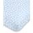 NoJo Super Soft Blue & White Elephant Fitted Mini Crib Sheet 24x38"