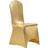 vidaXL 6 pcs Covers Stretch Loose Chair Cover Gold